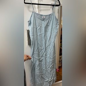 Old Navy Light Denim Midi Dress